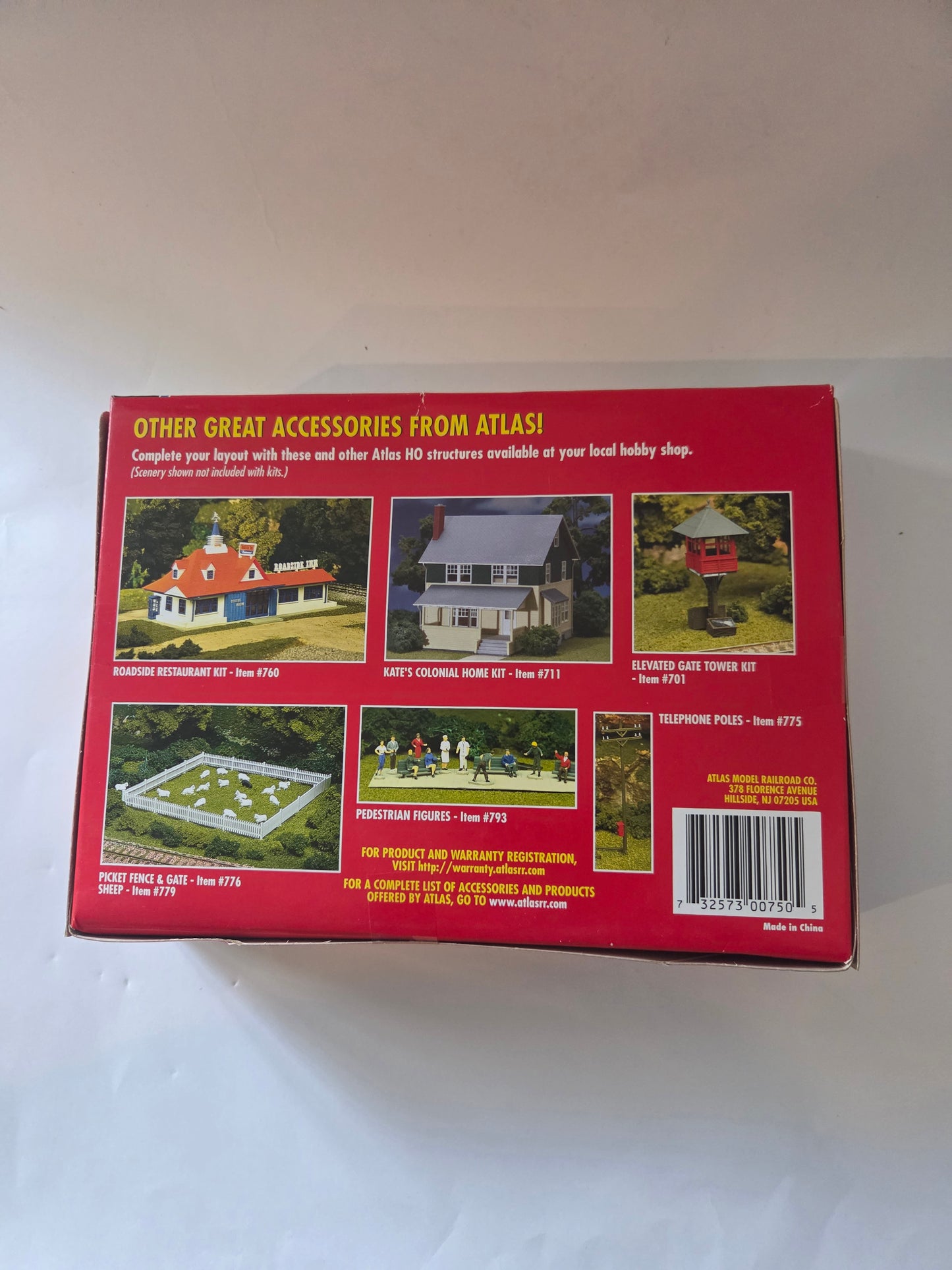 Atlas HO 750 Building Lumber Yard & Office - Kit 3-3/4 x 8-1/2" 9.5 x 21.3cm