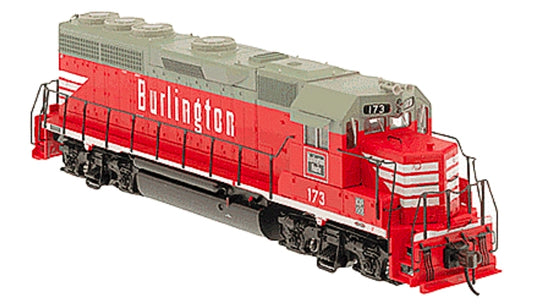 Atlas HO 8910 Diesel Locomotive EMD GP40 Powered Chicago Burlington & Q #173