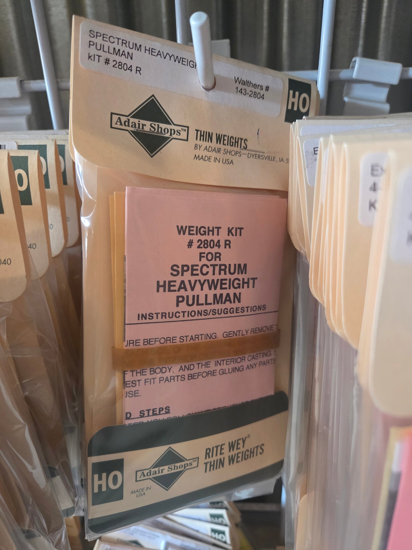 Weight Kit HO for Spectrum Heavyweight Pullman