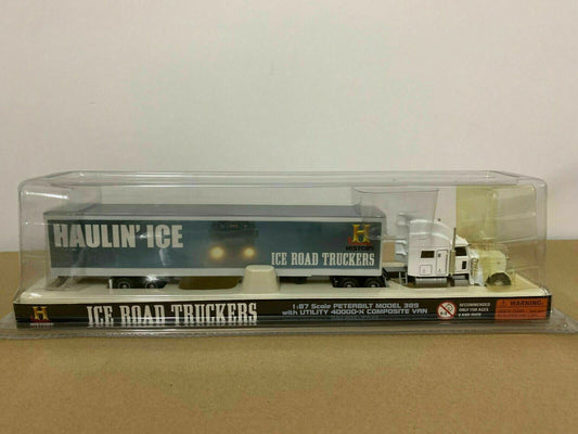 Norscot HO 58613 Vehicle Peterbilt 389 with Utility Van Ice Road Truckers